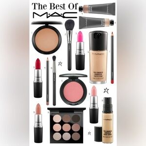 MAC Cosmetics 4 for $40 Makeup Mystery Box. New In Box| Eyes, Lips, Pigments etc